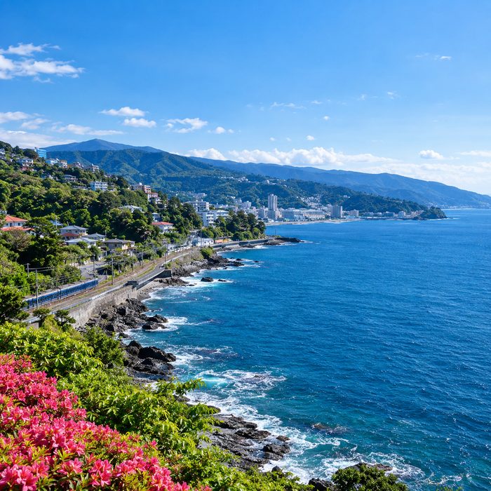 Pacific coastline near Odawara–Atami